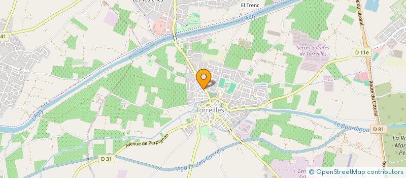 localisation de l'entreprise SCI COCA  TORREILLES