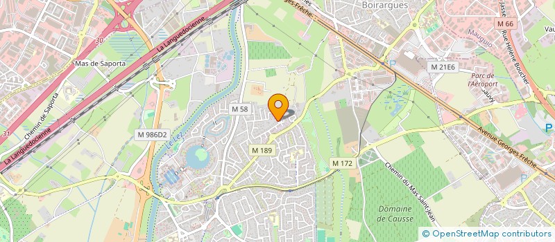 localisation de l'entreprise SCI COCA à LATTES