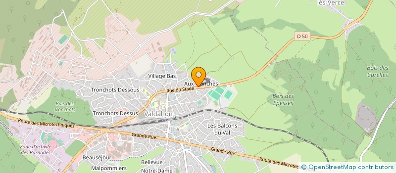 localisation de l'entreprise SCI COCA  VALDAHON