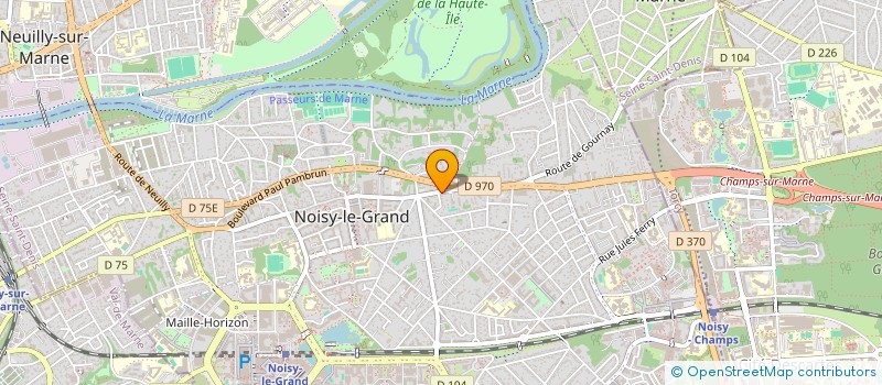 localisation de l'entreprise SCI COCACHRIS à NOISY-LE-GRAND