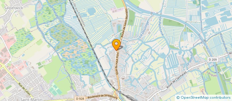 localisation de l'entreprise SCI COCAGNE  SAINT-OMER