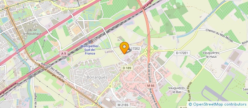 localisation de l'entreprise SCI COCAL à LATTES