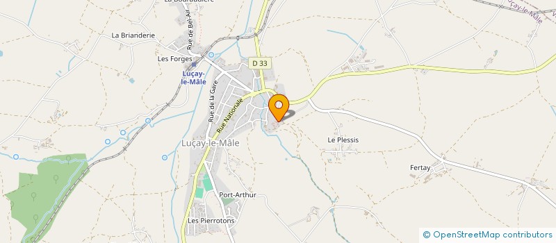 localisation de l'entreprise SCI COCAL à LUCAY-LE-MALE