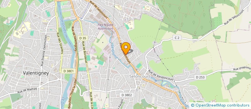 localisation de l'entreprise SCI COCAMIAM  SELONCOURT