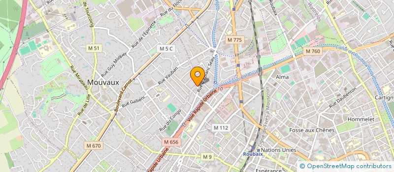 localisation de l'entreprise SCI COCCINELLE  TOURCOING