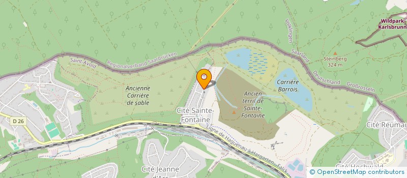 localisation de l'entreprise SCI COCCINELLE  FREYMING-MERLEBACH