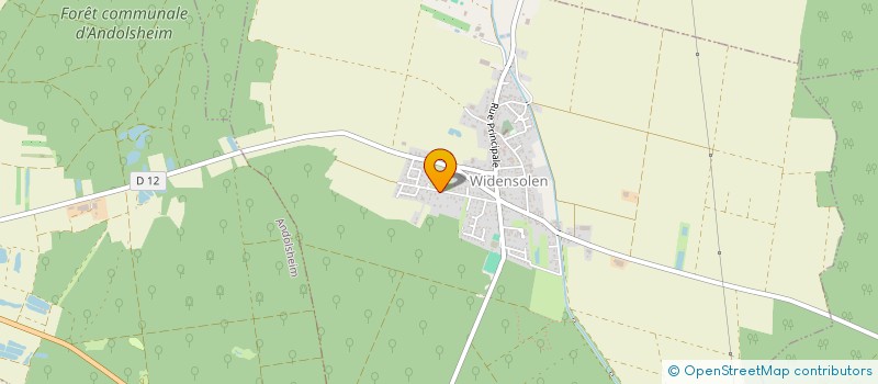 localisation de l'entreprise SCI COCCINELLE  WIDENSOLEN