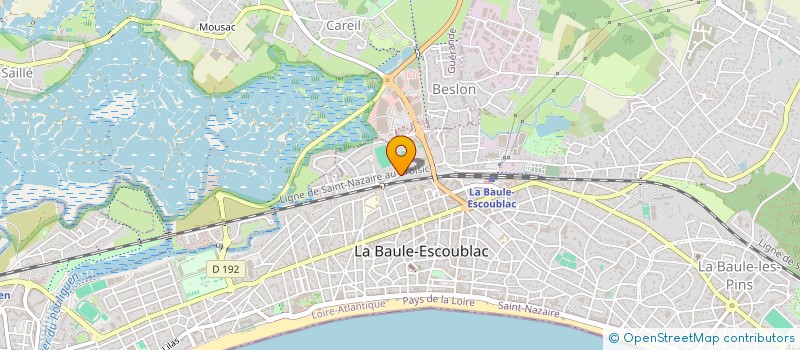 localisation de l'entreprise SCI COCCINELLE  LA BAULE-ESCOUBLAC