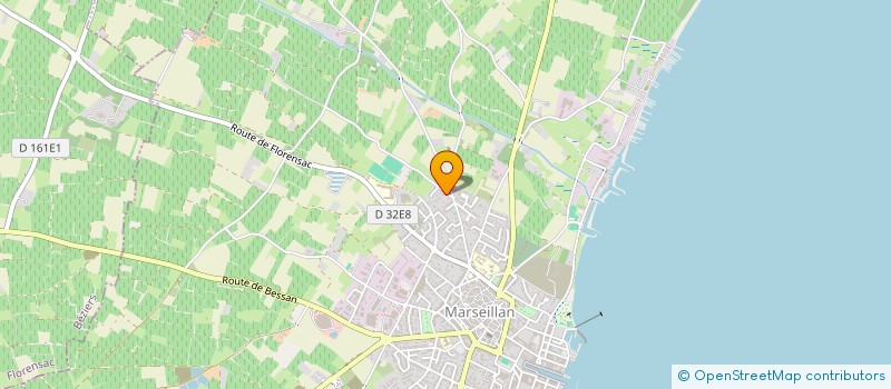 localisation de l'entreprise SCI COCCINELLE à MARSEILLAN