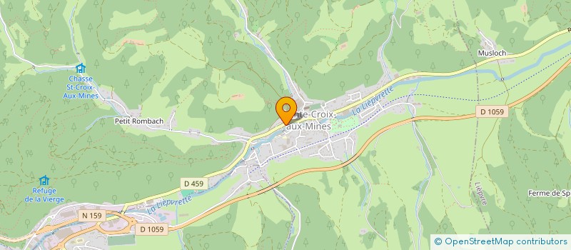 localisation de l'entreprise SCI COCCINELLE  SAINTE-CROIX-AUX-MINES