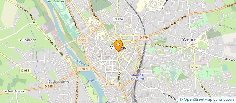 localisation de l'entreprise SCI COCCINELLES à MOULINS