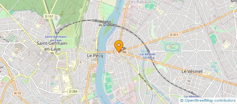 localisation de l'entreprise SCI COCH'IMMO  LE VESINET