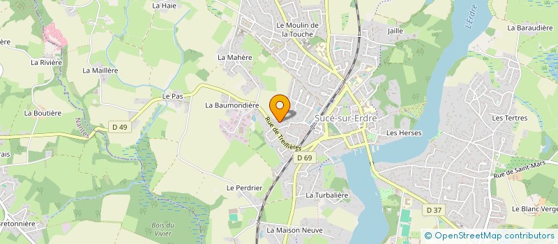 localisation de l'entreprise SCI COCHARD DEDUSHAJ  SUCE-SUR-ERDRE