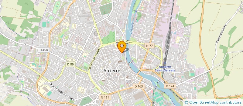 localisation de l'entreprise SCI COCHE à AUXERRE