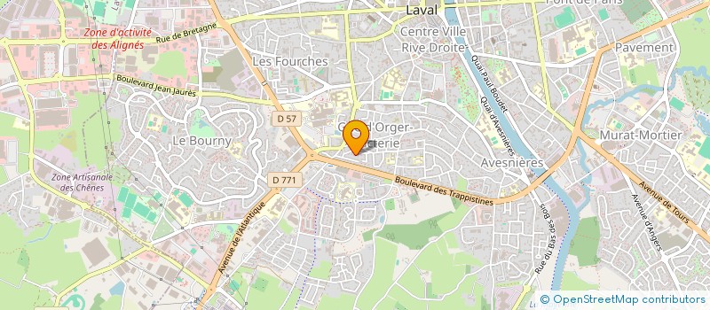 localisation de l'entreprise SCI COCHEREL à LAVAL