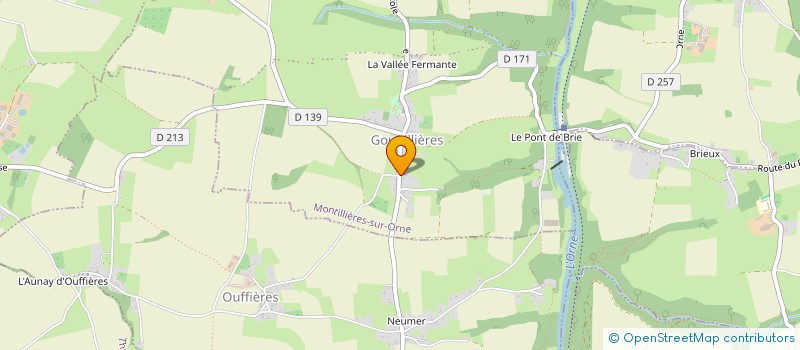 localisation de l'entreprise SCI COCHEREL-LEHERON  MONTILLIERES-SUR-ORNE