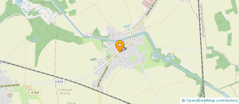 localisation de l'entreprise SCI COCHET  JUSSY