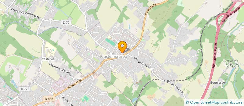 localisation de l'entreprise SCI COCHET  CASTELMAUROU