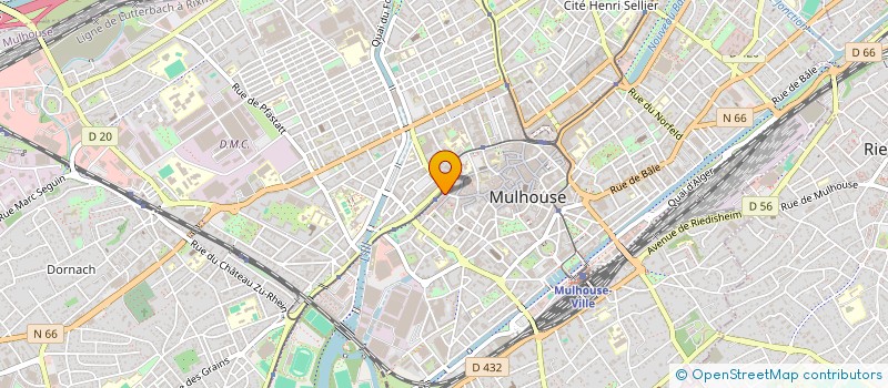 localisation de l'entreprise SCI COCIC  MULHOUSE