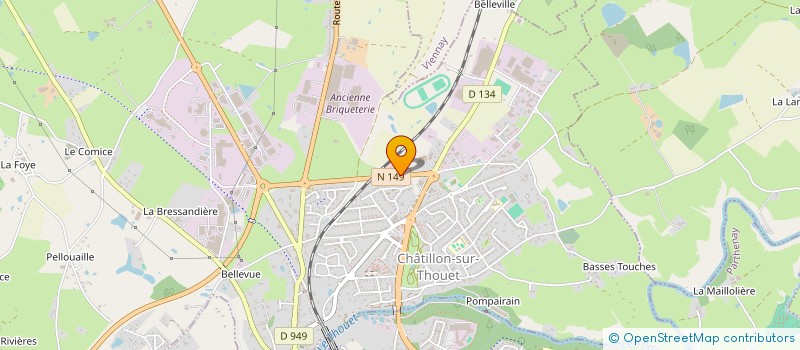 localisation de l'entreprise SCI COCKTAIL IMMOBILIER  CHATILLON-SUR-THOUET