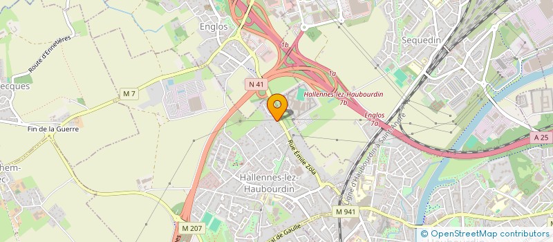 localisation de l'entreprise SCI COCO  HALLENNES-LEZ-HAUBOURDIN