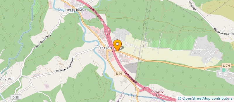 localisation de l'entreprise SCI COCO  MEYREUIL