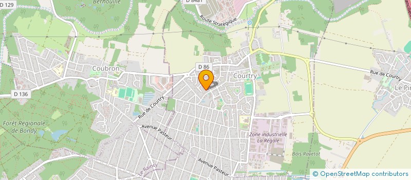 localisation de l'entreprise SCI COCO  COURTRY