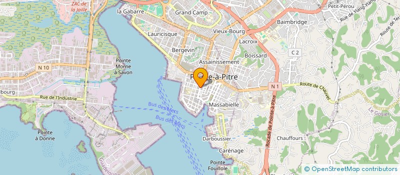 localisation de l'entreprise SCI COCO  POINTE A PITRE