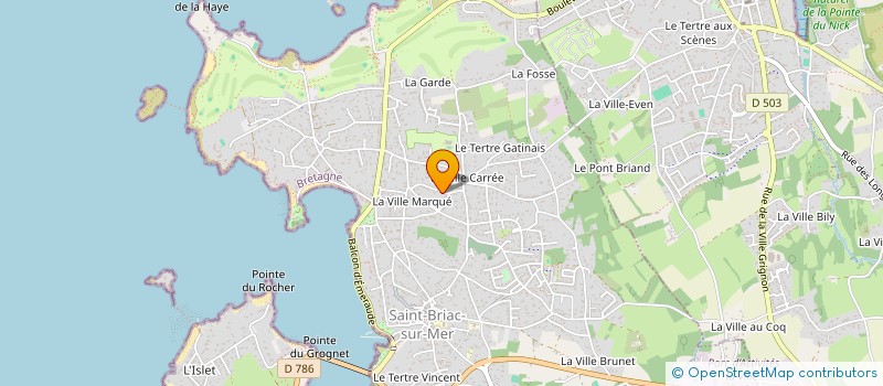 localisation de l'entreprise SCI COCO BAY  SAINT-BRIAC-SUR-MER