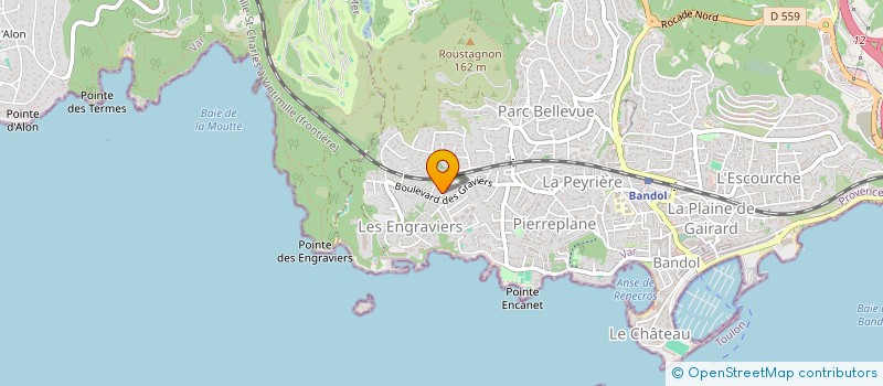 localisation de l'entreprise SCI COCO POUPY  BANDOL