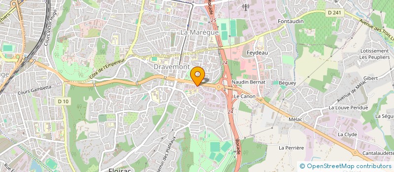 localisation de l'entreprise SCI COCODIMMO  FLOIRAC