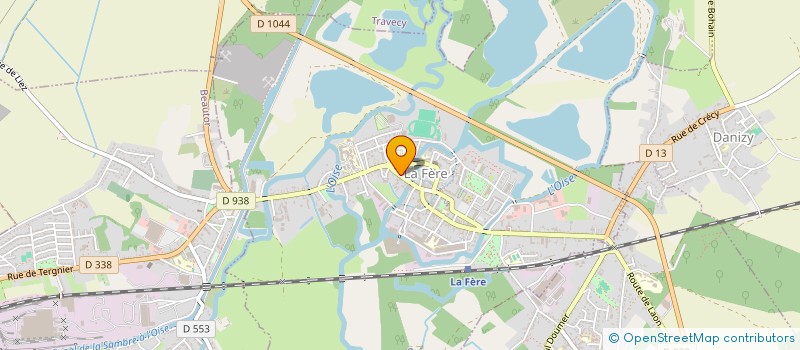 localisation de l'entreprise SCI COCOEG à LA FERE