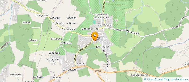 localisation de l'entreprise SCI COCOMAE  SALLEBUF