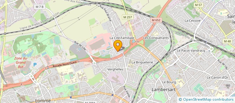 localisation de l'entreprise SCI COCON DU CROQUET  LOMPRET