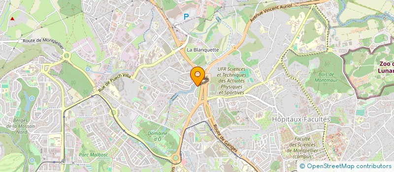 localisation de l'entreprise SCI COCOON 2 à MONTPELLIER