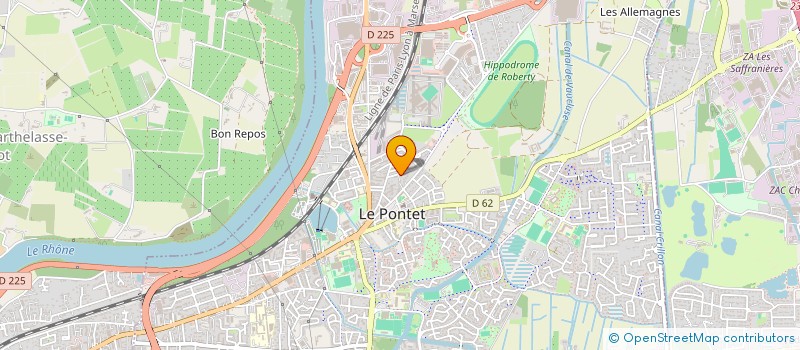 localisation de l'entreprise SCI COCOON  LE PONTET