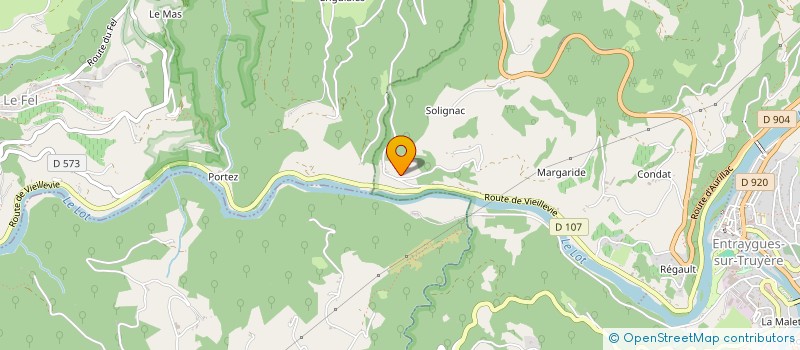 localisation de l'entreprise SCI COCOON  ENTRAYGUES-SUR-TRUYERE