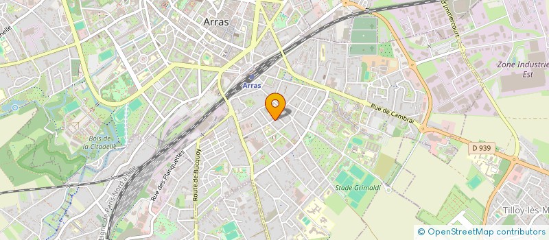 localisation de l'entreprise SCI COCOON ARRAS à ARRAS