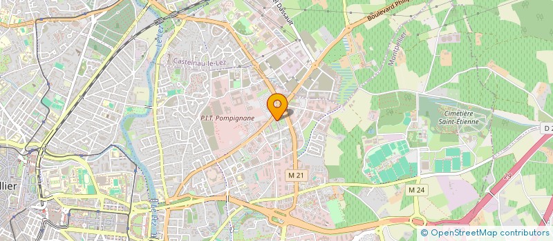 localisation de l'entreprise SCI COCOON CARNON à MONTPELLIER
