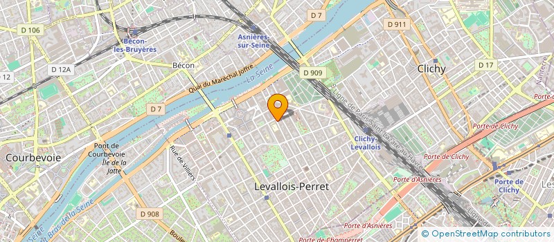 localisation de l'entreprise SCI COCOONING à LEVALLOIS-PERRET