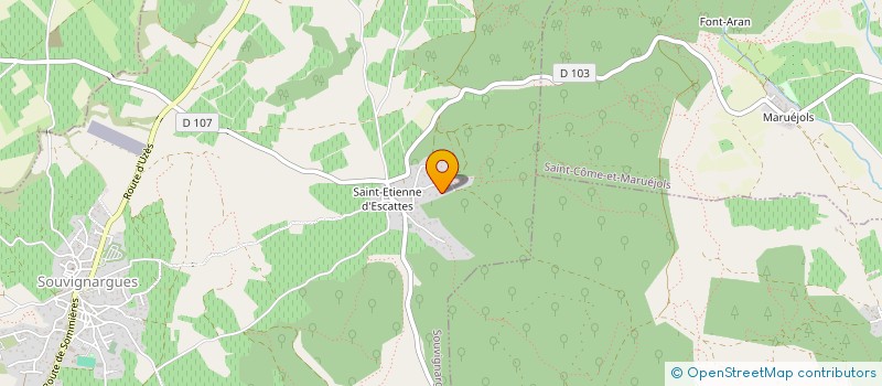 localisation de l'entreprise SCI COCOPELI  SOUVIGNARGUES