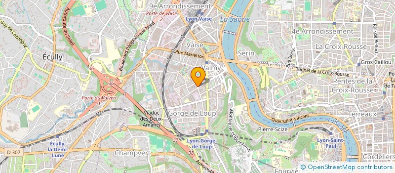 localisation de l'entreprise SCI COCOYA SLD  LYON