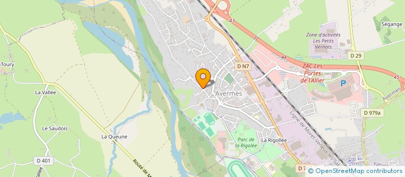 localisation de l'entreprise SCI COCQUELET  AVERMES