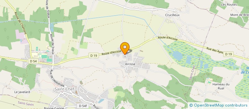 localisation de l'entreprise SCI CODA  NIVOLAS-VERMELLE