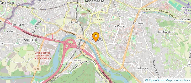 localisation de l'entreprise SCI CODAGLET à ANNEMASSE