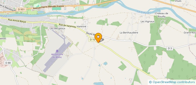 localisation de l'entreprise SCI CODALISE à RUFFEC