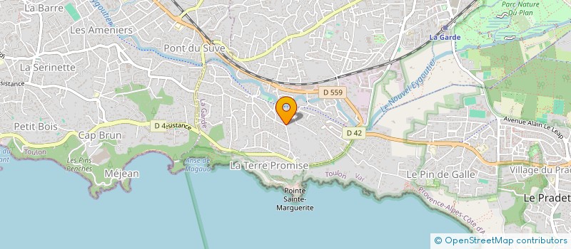 localisation de l'entreprise SCI CODAN  LA GARDE