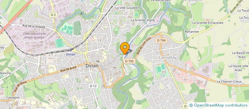 localisation de l'entreprise SCI CODE  DINAN