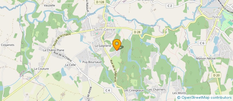 localisation de l'entreprise SCI CODE CALU  SAINT-GENCE