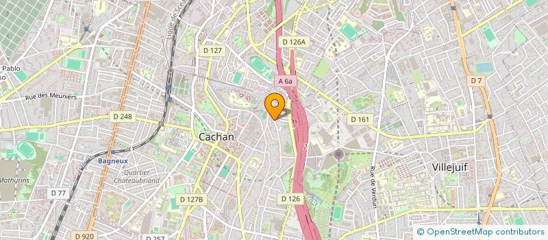 localisation de l'entreprise SCI CODE IT IMMO  CACHAN